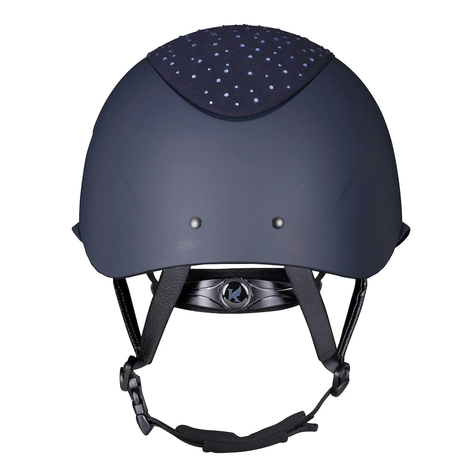 image 1 of Karben Unisex Adult Viola Ellipse Fixed Peak Riding Hat - Navy - 52cm - 54cm Blue | 52cm - 54cm
