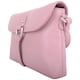 image 3 of Premium Soft Genuine Leather Cross Body Shoulder Bag, Tassel Detail Pink | Blush