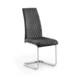 image 2 of Montero Elegant Velvet Cantilever Dining Chairs - Grey - Set of 4