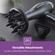 image 6 of GEEPAS Professional Hair Dryer | Ionic Diffuser Hairdryer with Concentrator