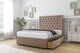 image 3 of Sloomy Montana Mink Plush Divan Bed With Mattress 2 Drawers Footend With 54" Floor Standing Headboard 6' Super King | Brown | Mink | Super King | 1