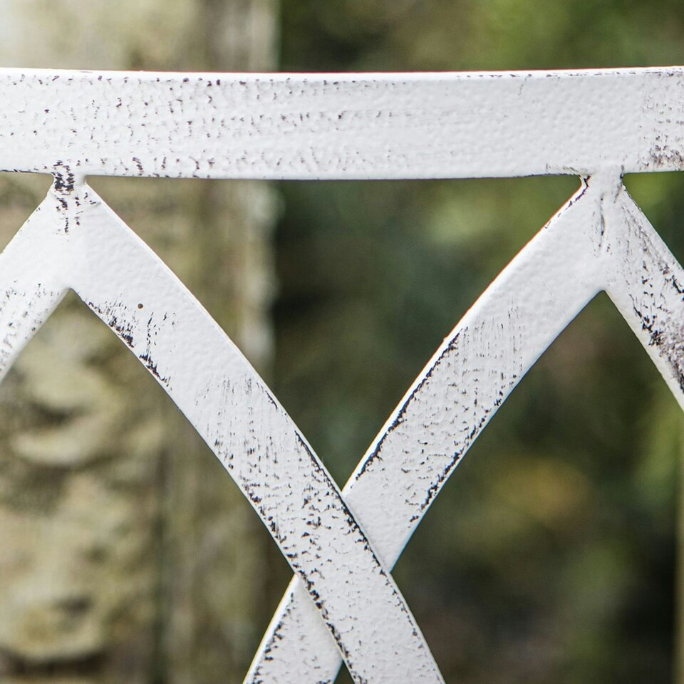 image 1 of Bench: Eclipse Outdoor Tree Bench Seat, White White