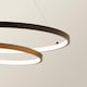 image 5 of ValueLights Infinity Black Loop Integrated LED Ceiling Light | Black