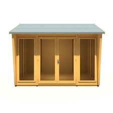 Burghclere 10 x 8 Feet Summerhouse - L294.3 x W320.8 x H241 cm Brown