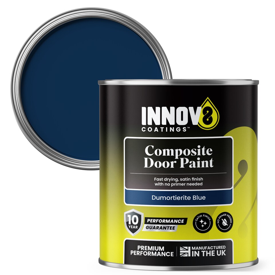 image 1 of Innov8 Coatings Composite Door Paint - Dumortierite Blue - 750ml - Satin Finish - 10 Year Guarantee | Blue | Dumortierite Blue | 750ml | 1