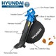 image 2 of Hyundai 3000w 3-in-1 Leaf Blower, Vacuum, Shredder, 6-Speed, 45L Large Collection Bag, Long 12m Cable