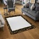 image 2 of Ancient Egyptian Border (Rug) Black | Medium: 80x150cm