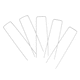 image 4 of 100x Galvanised Steel Weed Membrane Pins Ground Stakes Garden Pegs - 6 inch