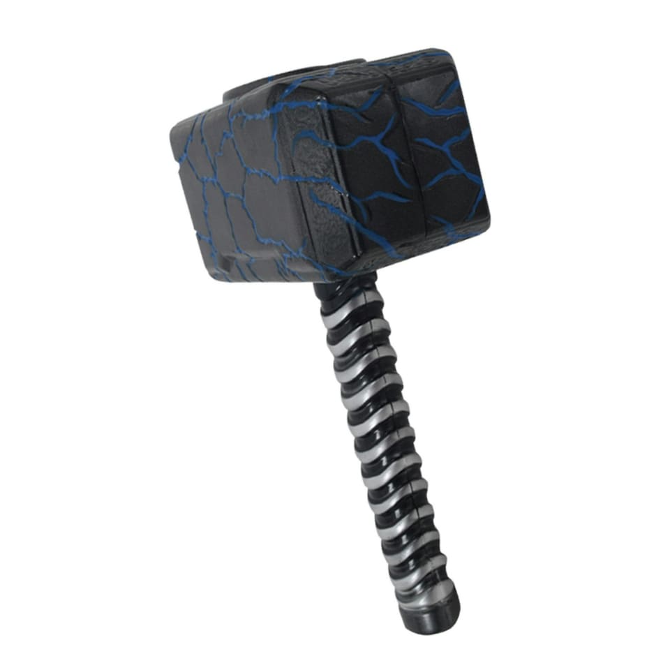 image 1 of Thor: Love And Thunder Mighty Mjolnir Costume Accessory - Black/Blue - One Size