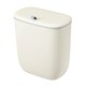 image 1 of Living and Home 12L Hanging Rubbish Bin for Kitchen Bathroom With Lid | Cream