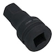 image 4 of 27mm 3/4" Drive Extra Deep Impact Hex Allen Key Socket Impacted 88mm Long