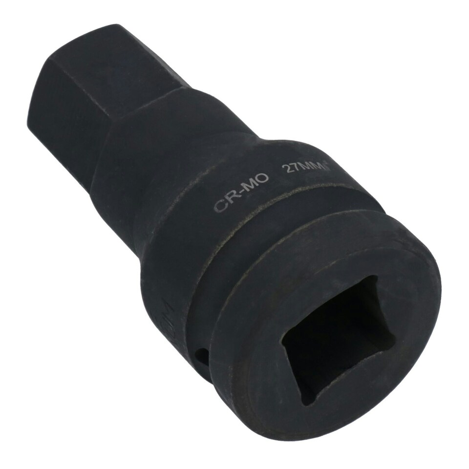 image 1 of 27mm 3/4" Drive Extra Deep Impact Hex Allen Key Socket Impacted 88mm Long