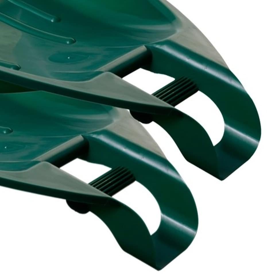 image 1 of Garden Leaf Grabber Scoops  Large Heavy Duty Green Debris Scoops With Handles | Green | Green | 1