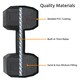 image 4 of Yaheetech 2x8kg (Sold in Pair) Hex Dumbbells Set Black