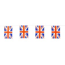 Union Jack Fabric Flag Bunting 18m (5 x 3.6m)