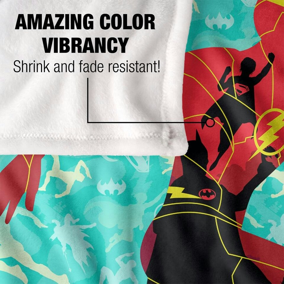 image 1 of The Flash Silhouette Blanket - Multicoloured - One Size