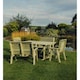 image 3 of Clover 6 Seater Rectangular Table Set with 2 Chair and 2 Bench - Pressure Treated Timber - Partially Assembled