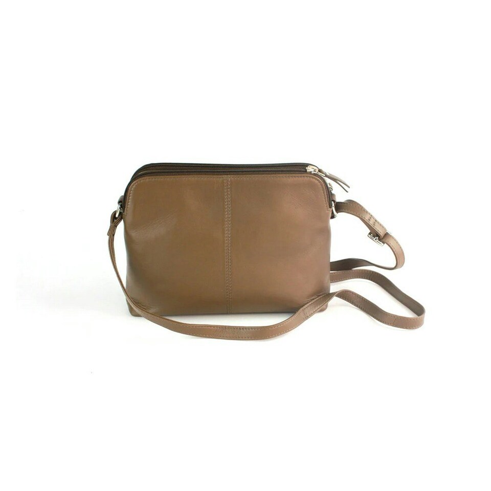 image 1 of Eastern Counties Leather Terri Leather Handbag - Toffee - One Size Brown
