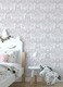 image 3 of NuWallpaper NUS4857 Unicorn Stamp Peel & Stick Wallpaper, Purple