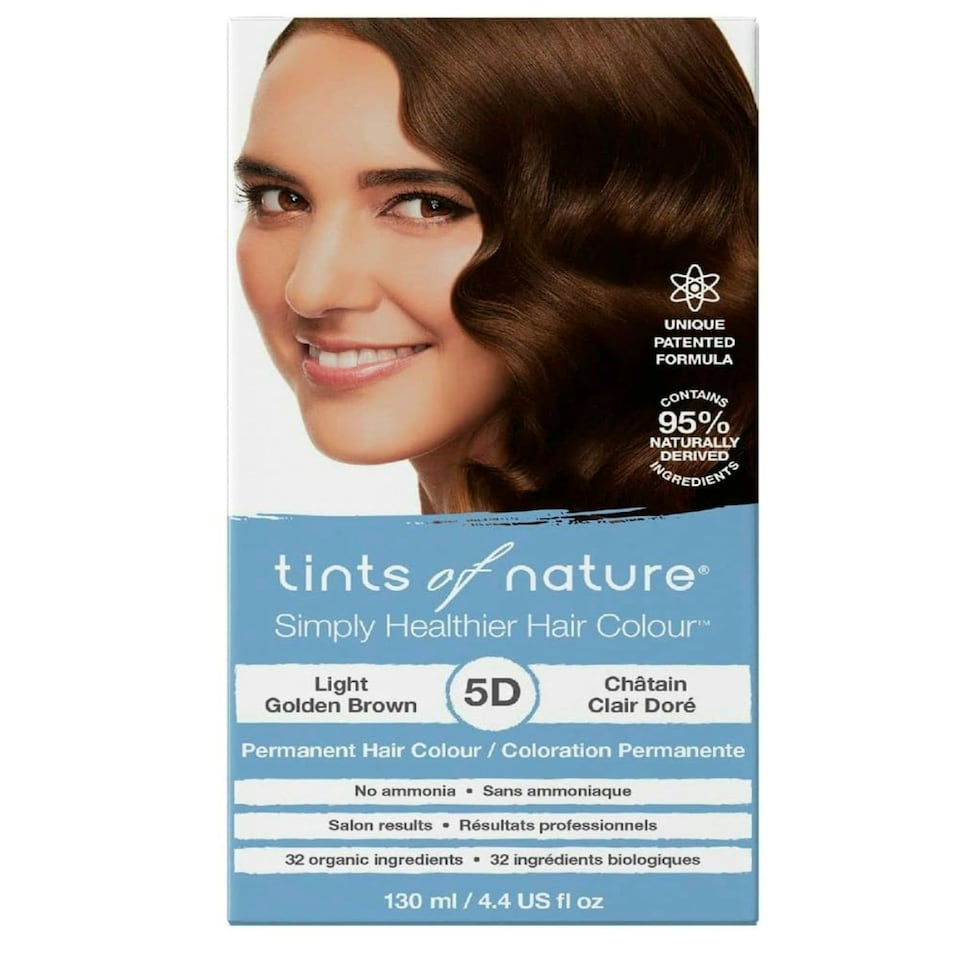 image 1 of Tints of Nature 5D Light Golden Brown Hair Dye, Ammonia-Free