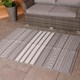 image 2 of Charles Bentley Tribal 100% Weatherproof Indoor/Outdoor Rug Grey 170x120cm