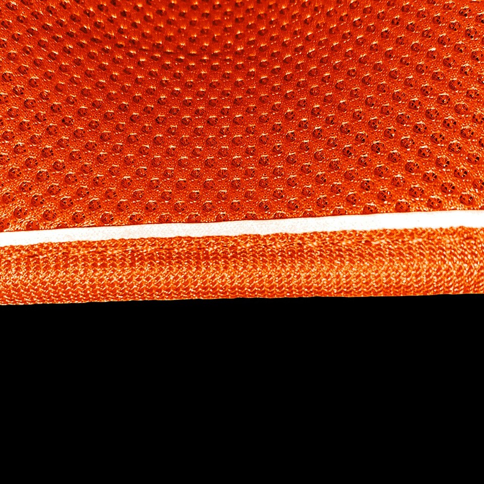 image 1 of HugglePets Air Mesh Dog Harness Orange | S