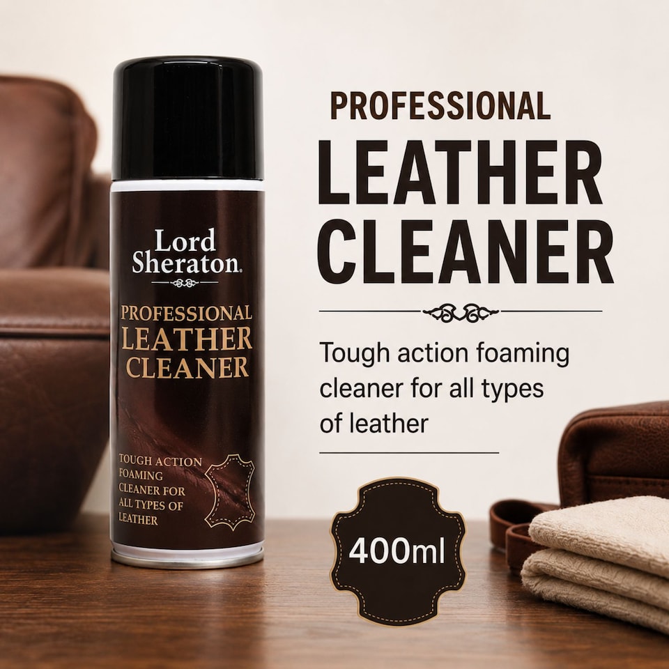 image 1 of Lord Sheraton Foaming Professional Leather Cleaner 400ml