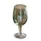 image 1 of Wine Glasses: 4 x Starry Skies Green Wine Glasses, Glass Green