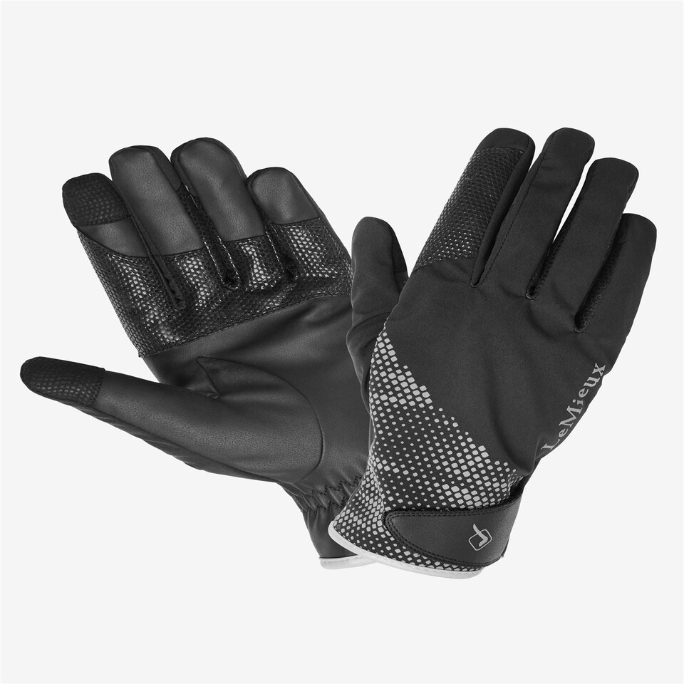 LeMieux Waterproof Gloves Black | Large