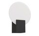 image 2 of Nordlux Hester Indoor Wall Light Black Plastic Intergrated LED  3-Level Dimming - Mains Powered, IP44 | Black | Black