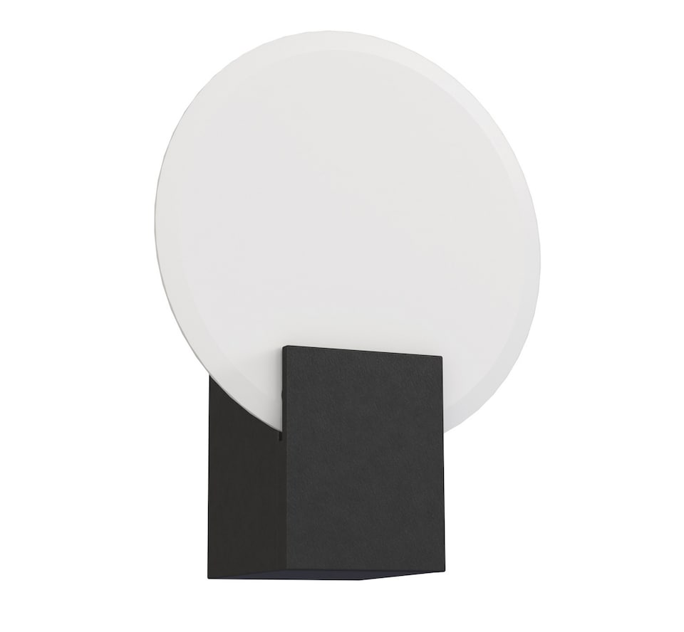 image 1 of Nordlux Hester Indoor Wall Light Black Plastic Intergrated LED  3-Level Dimming - Mains Powered, IP44 | Black | Black