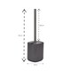 image 5 of Showerdrape Anthracite Bathroom Accessory Set Floor Caddy with Toilet Brush and Holder | Grey | Anthracite Grey | 1