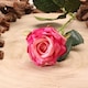 image 1 of Fuchsia Pink Diamond Rose Artificial Silk Flower 40cm