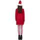 image 3 of Elves Behavin´ Badly Womens/Ladies Elf Christmas Costume - Red/White - S S