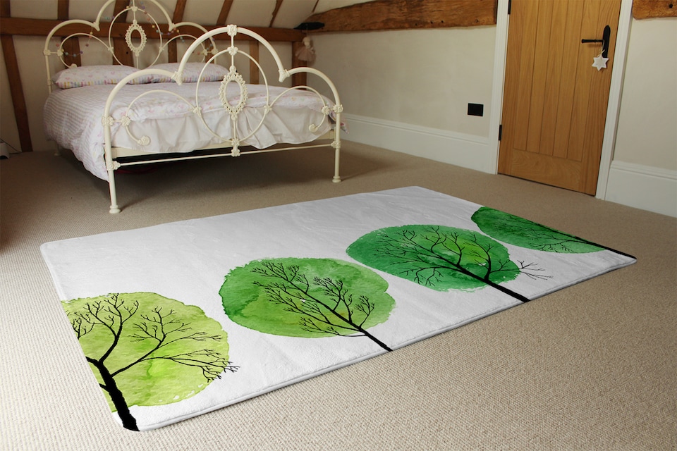 image 1 of Trees Designer Rug | Multi