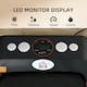 image 4 of HOMCOM Foldable Walking Treadmill w/ LED Display, Red