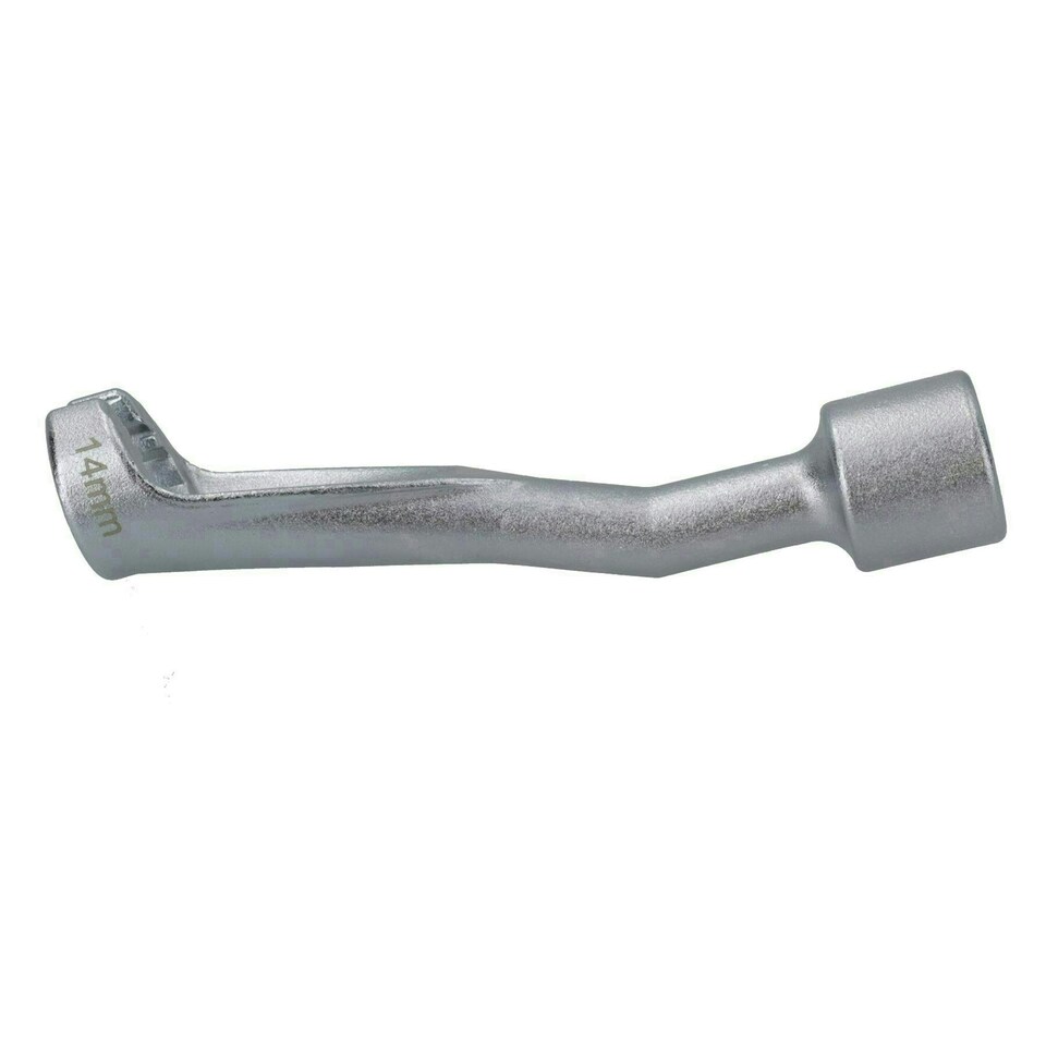 image 1 of 14mm 1/2in Drive Diesel Fuel Injector Line Socket Open Ended Pipe Spanner