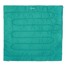 Mountain Warehouse Basecamp 200 Double Sleeping Bag Insulated Camping Outdoor Blue | Teal