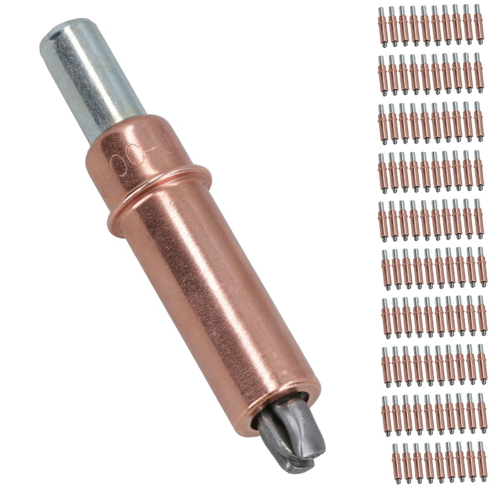 image 1 of 1/4in / 6mm Temporary Cleco Fastener  Skin Pin Sheet Metal Grips – 100 Pack