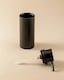 image 4 of Cosmic Soap Dispenser w/ Stainless Steel for Bathroom, Matt Finish Black - 200ml
