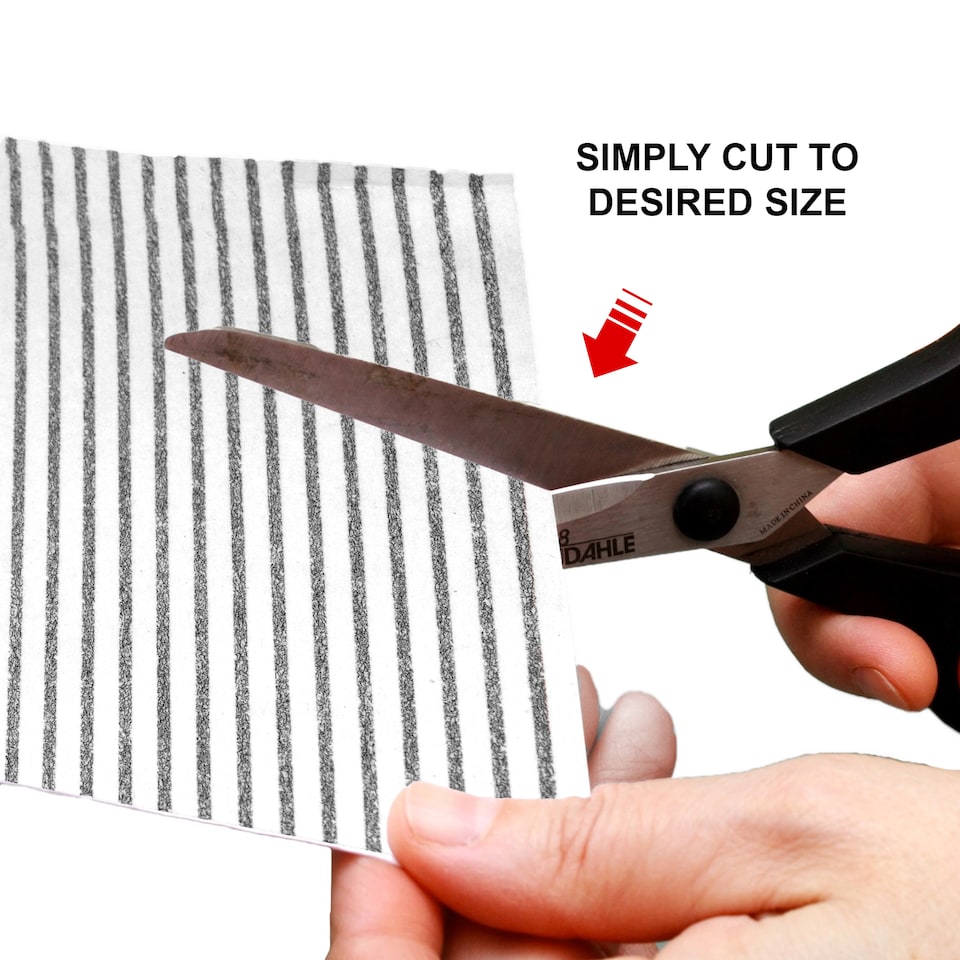 image 1 of SPARES2GO UNIVERSAL Cooker Hood Filter Extractor Vent Fan Odour + Grease Carbon Filters