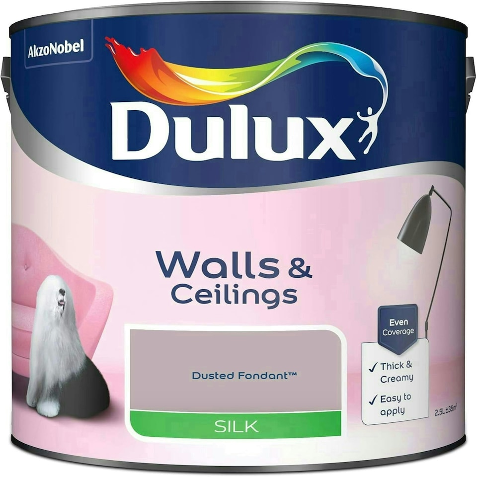 image 1 of Dulux Silk Dusted Fondant 2.5L Paint