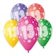image 1 of Assorted Colour Cosmic Stars Age 13 Latex Balloons 33cm / 13 in - Pack of 6