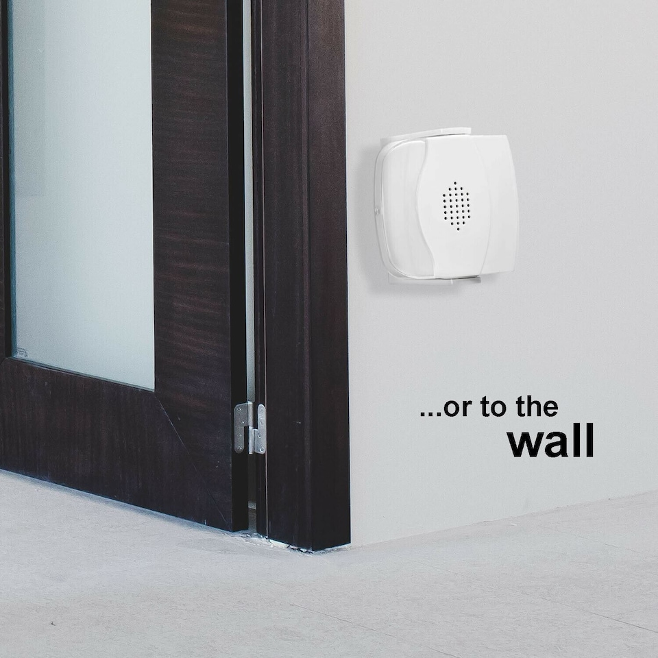 image 1 of Nedis Door Entry Motion Detection Alarm, Easy-to-Use CDS Sensor for Wall or Ceiling Mount, Adjustable Angle, Battery Powered, 80 dB