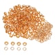 image 1 of 5mm Brass Eyelets with Washers for Arts & DIY Projects - 100 Pcs