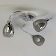 image 4 of BHS Arya 3 Light Flush Bathroom Ceiling Light | Silver | Chrome | 1