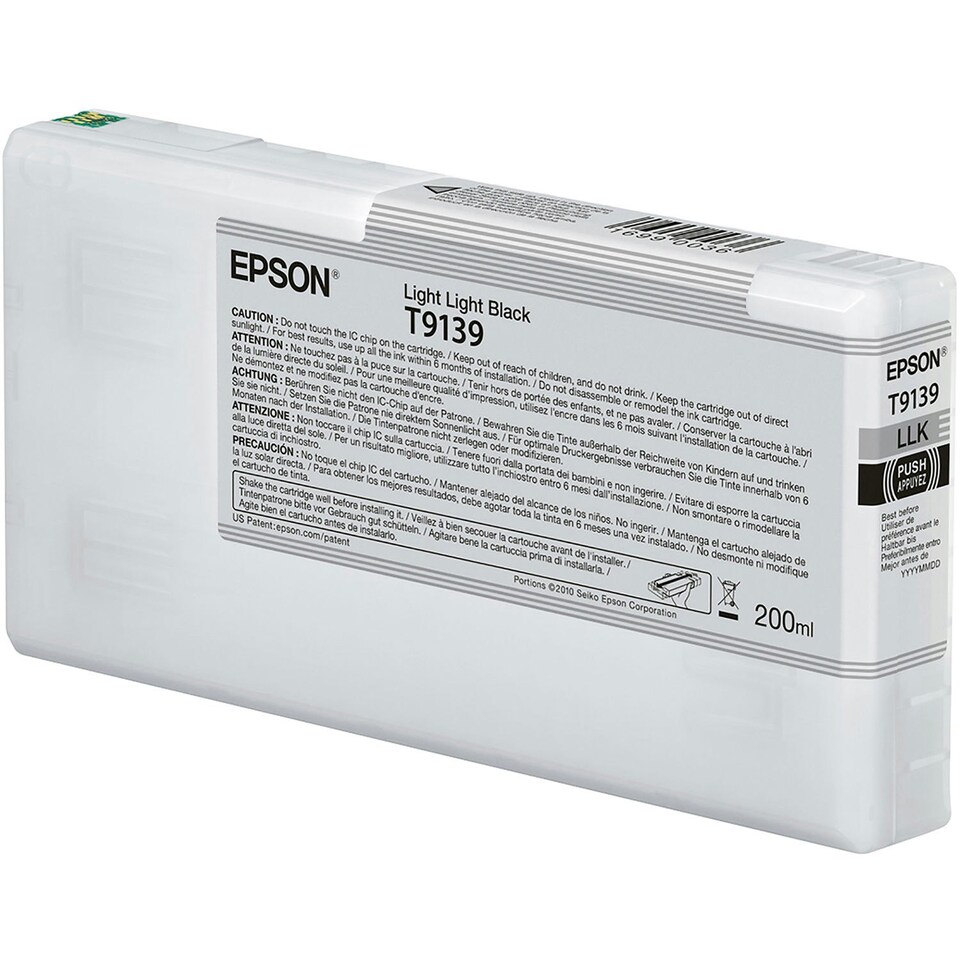 Epson T9139 Light Black Ink Cartridge 200ml - C13T913900 N/A