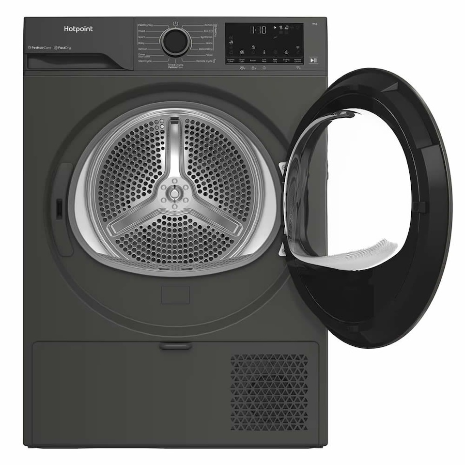 image 1 of Hotpoint CHD-94MGBS-UK 9kg Load Heat Pump Tumble Dryer HomeWhiz Grey