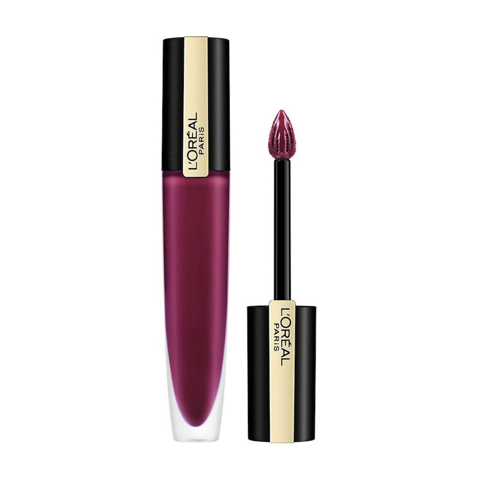 image 1 of L'Oreal Paris Rouge Signature Metallic Ink Lipgloss - 204 I Voodoo