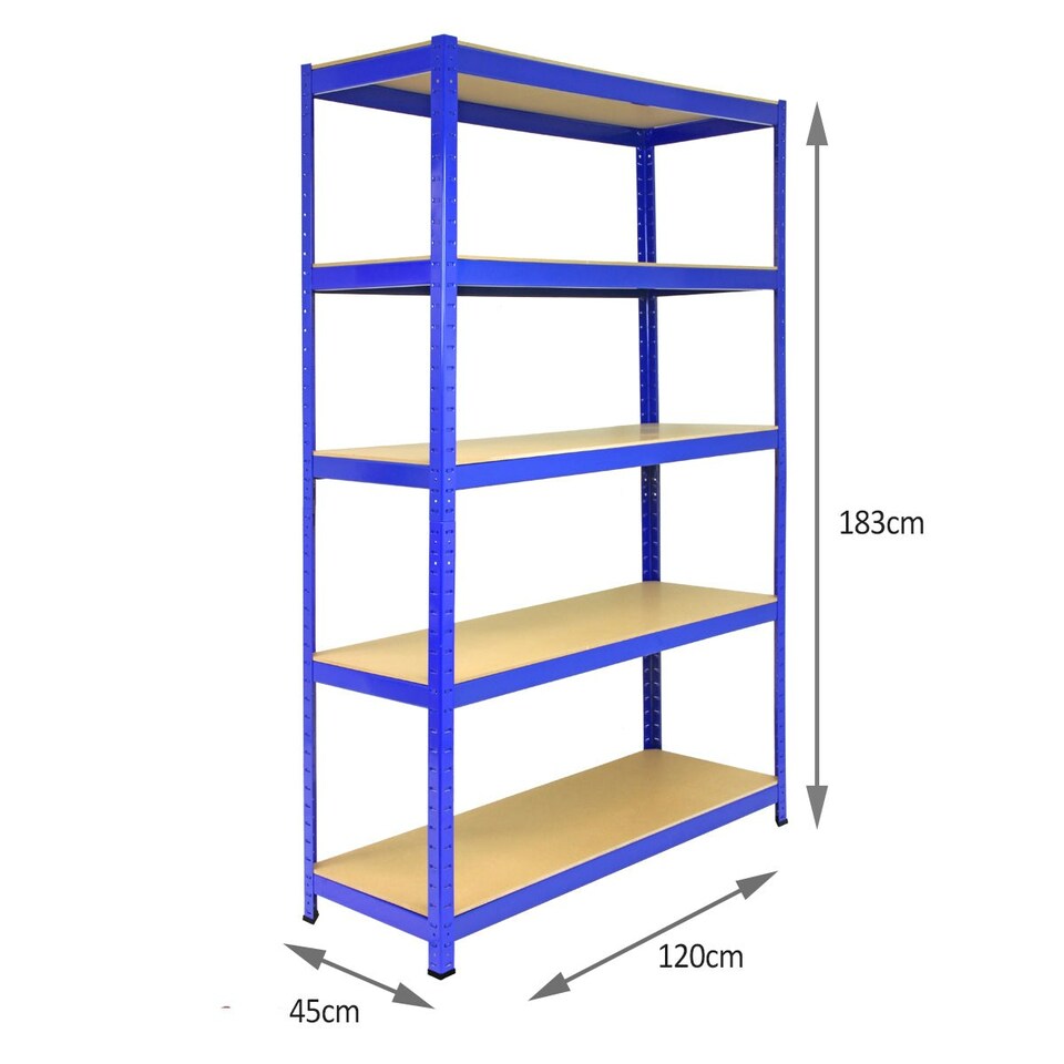 image 1 of 5 x T-Rax 1200mm x 450mm x 1800mm Blue Blue